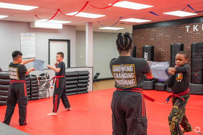 Kids of Downtown Randolph learn respect and discipline at Boston Tae Kwon Do Academy.