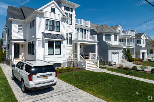 New beach style homes can be found in Manasquan