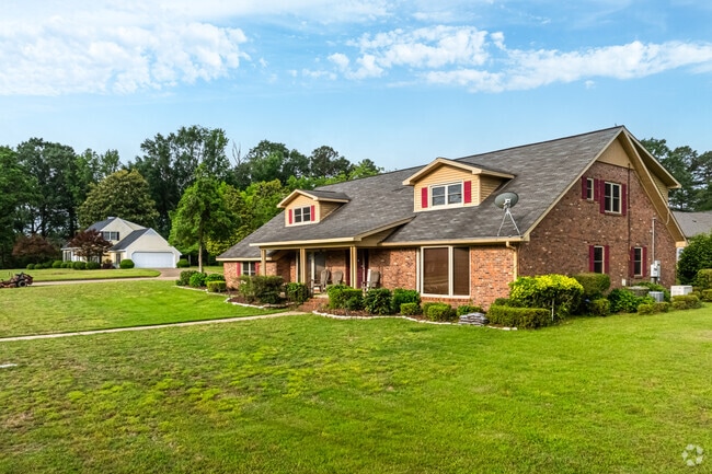 Larger single-family homes on the outskirts of town sit further apart offering more land and larger lot sizes.