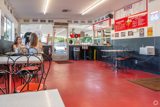 Oak Haven residents can enjoy a milkshake from Dude's Drive-in.