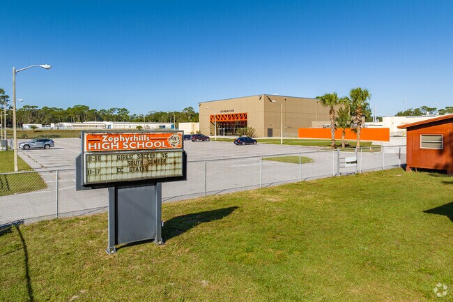 Zephyrhills High School serves grades 9–12 with a 21:1 student-teacher ratio.
