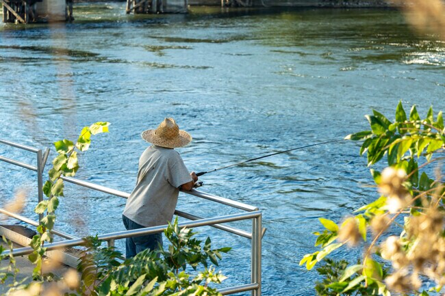 Fishing the St Joseph River is an excellent way for locals from Greenleaf Manor to relax.
