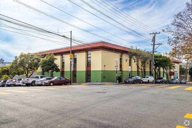 Bryant Elementary School occupies two neighborhood corners.