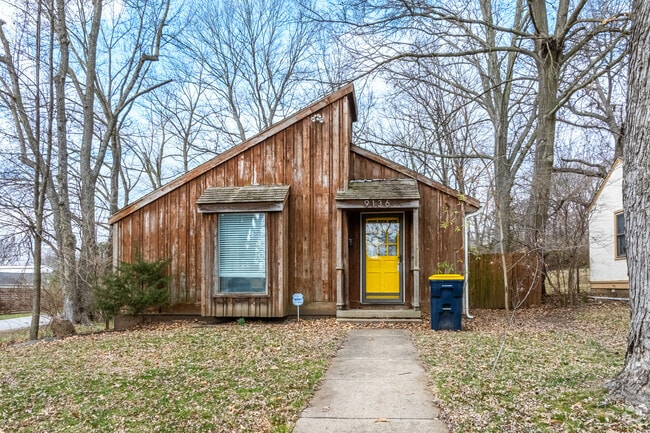 Smaller homes with wooded yards live here in Boone Hills.