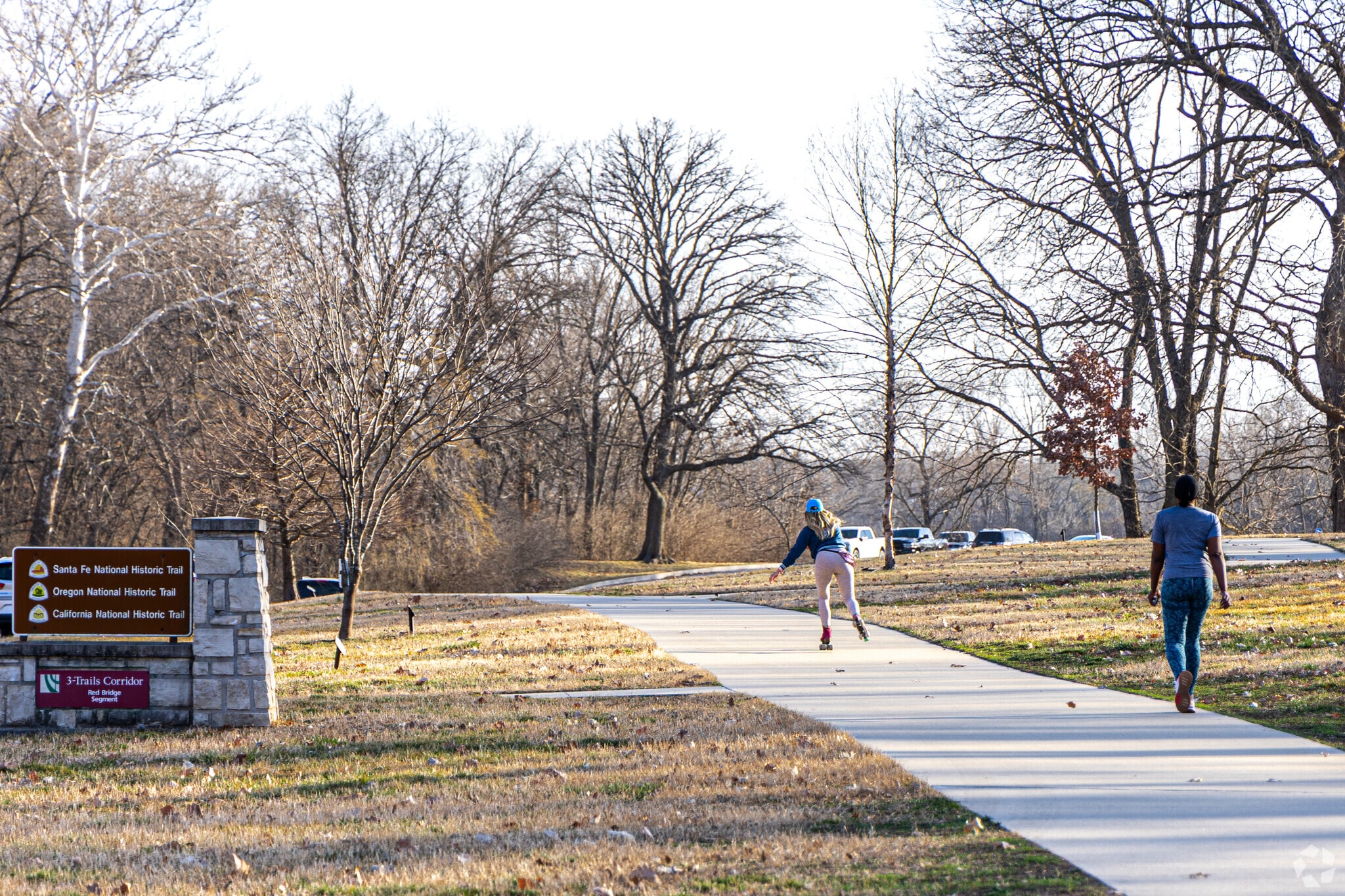 Blue River Parkway Trails lead to Minor Park