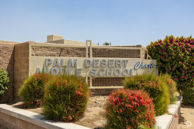 Palm Desert Charter Middle School is located on Rutledge Way.