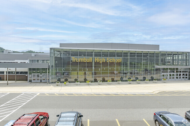 Trumbull High School is located at 72 Strobel Road in Trumbull, CT.