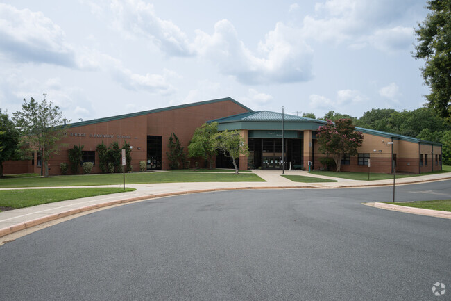 Old Bridge Elementary School building in Agnewville.