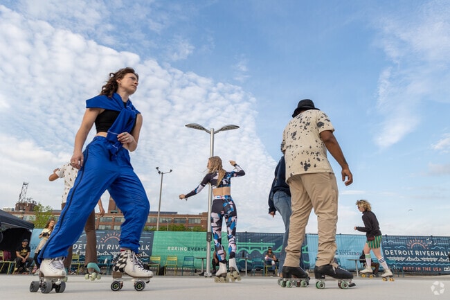 Next Door Rivertown hosts events including Rollin on the River at Robert C. Valade Park.