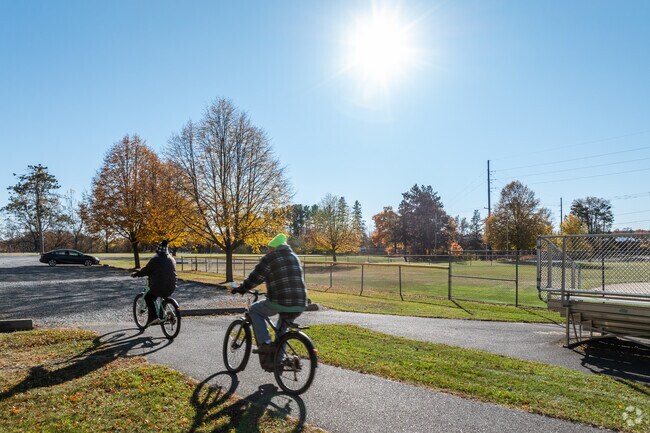 Take a relaxing bike ride through Schofield Park.
