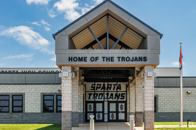 Sparta High School is the home of the Trojans.