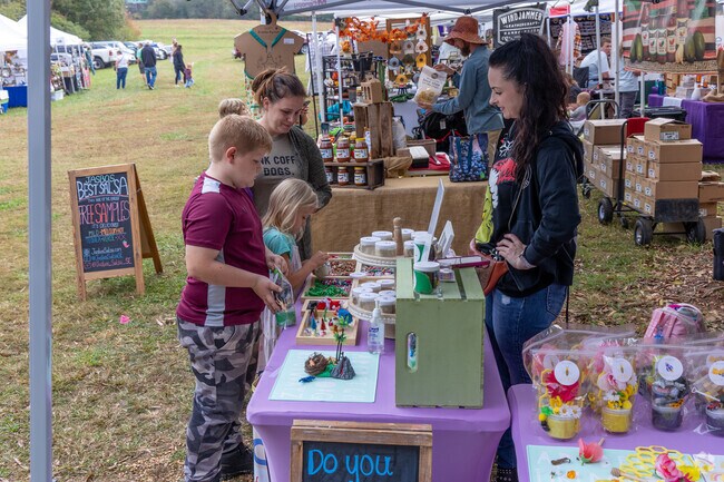 Plenty of activities for the kids can be found at the Anderson Makers Market.