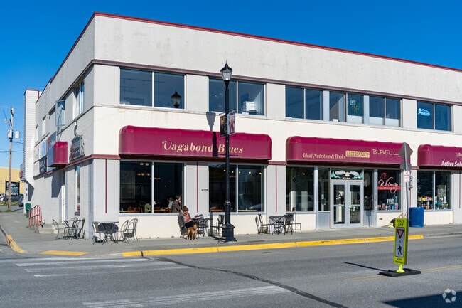 Buffalo Soapstone residents head to Palmer for restaurants like the Vagabond Blues cafe.