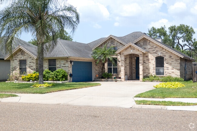 This single family, ranch-style home is located in one of Primera's neighborhoods.