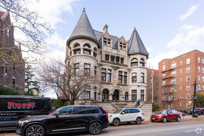 Poly Prep Country Day School next to Prospect Park in Brooklyn.