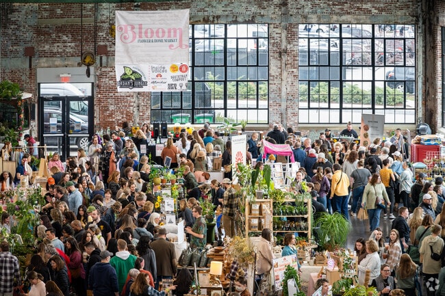 The Bloom Flower and Home Market Event in Providence showcases a variety of plants and décor.
