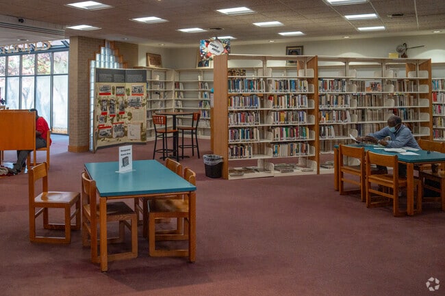 Get some work done at the Birmingham Public Library branch in Smithfield.