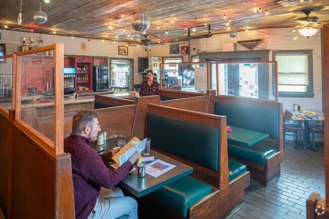 Sit down at Crazy Burger in Narragansett to see what Guy Fieri raves about.