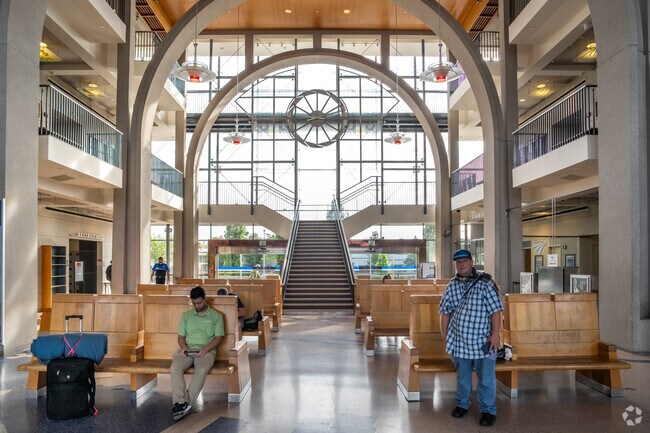 Everett Station provides easy rail access for Lake Stickney commuters.
