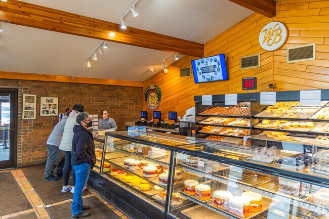 Summit residents love to get baked goods at the nearby Weber's Bakery.