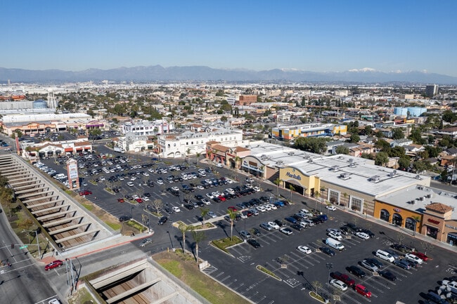 Florence-Graham has a bustling retail center.