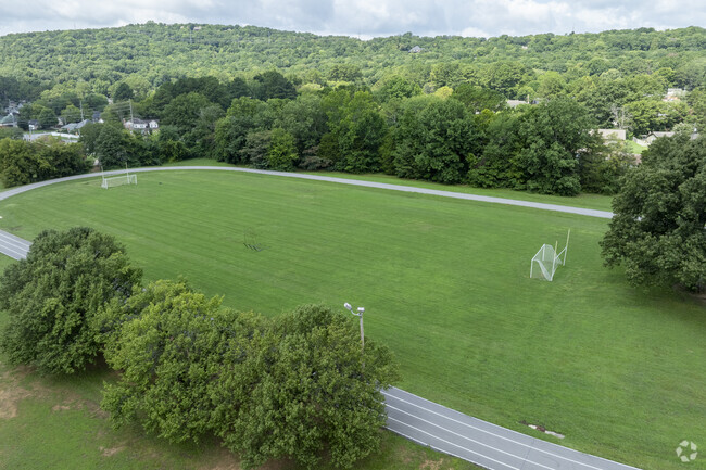 Soccer and football field for Mountain Gap Middle School in Huntsville Alabama.