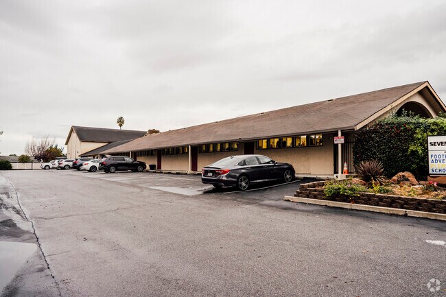 The front building of Foothill Adventist Elementary School in Milpitas, California.