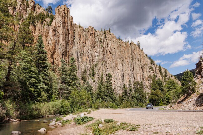 Cimarron Canyon State Park can be found north of Eagle Nest heading towards Colorado.