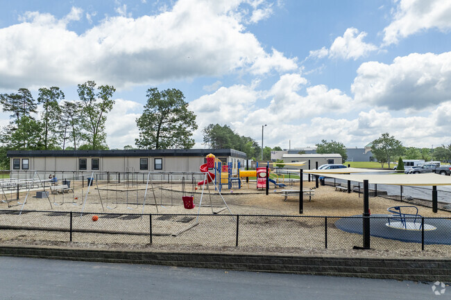Students have access to safe and secure outdoor spaces at Tabernacle Christian School.