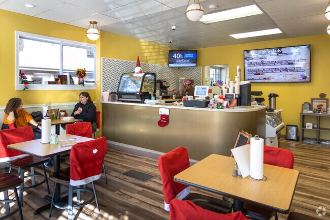 Sycamore Hills residents can enjoy a coffee and baked good at LaJoy's Coffee Cafe.