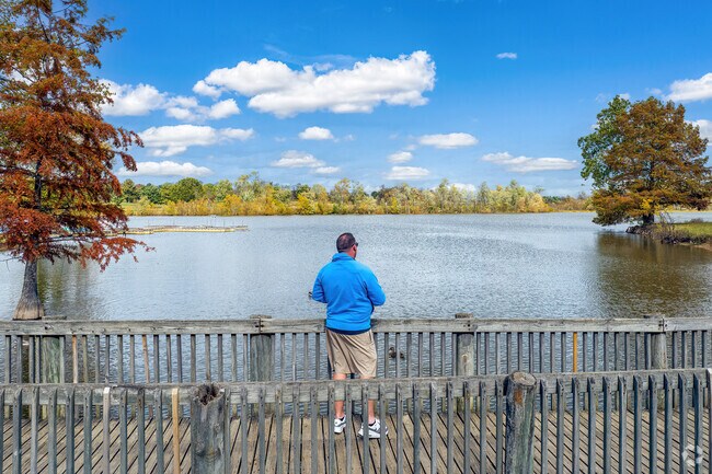 Boone Creek East residents relish the tranquil and serene setting of Jacobson Park.