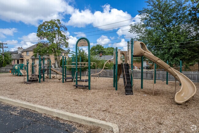 J Leigh Elementary School full playground view.