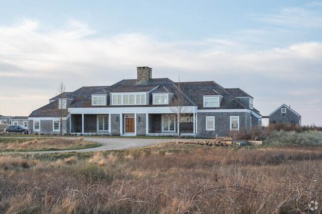 As you move away from downtown Nantucket, you'll find sprawling homes located on spacious lots.