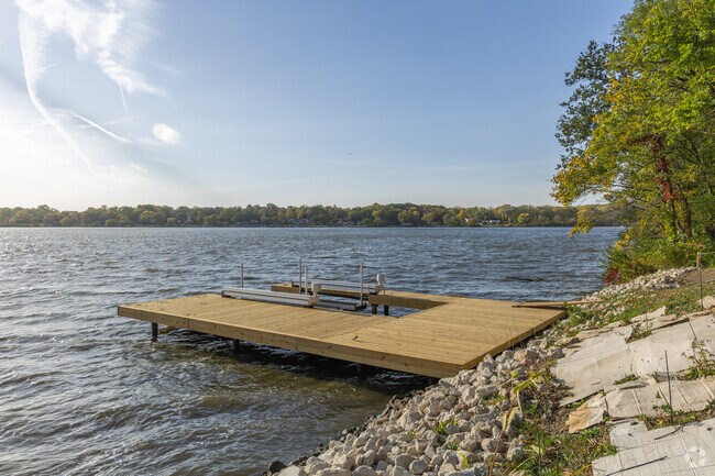 Enjoy the scenic views of Lake Decatur from the North Lake Park in North Folk.