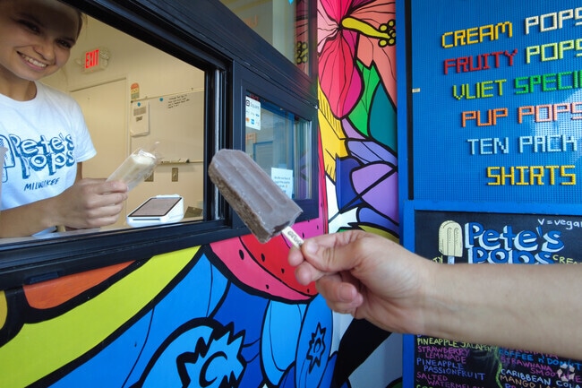 Pete’s Pops is serving up these delicious popsicles in Martin Drive.