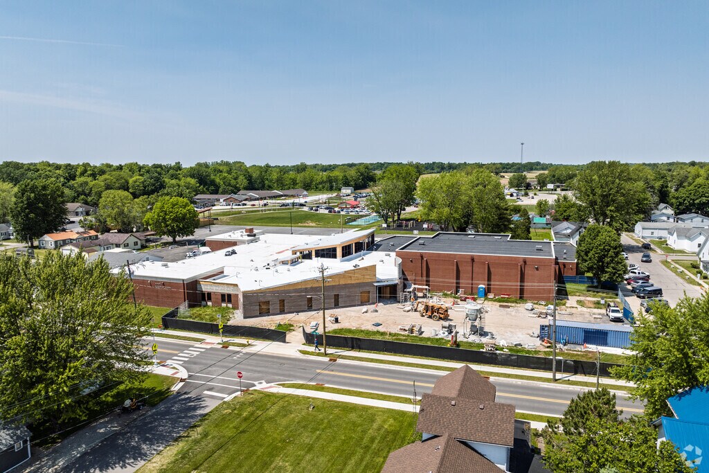 The Albany Elementary School building is undergoing a major renovation.