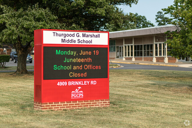 Thurgood G. Marshall Middle School, Camp Springs Md.