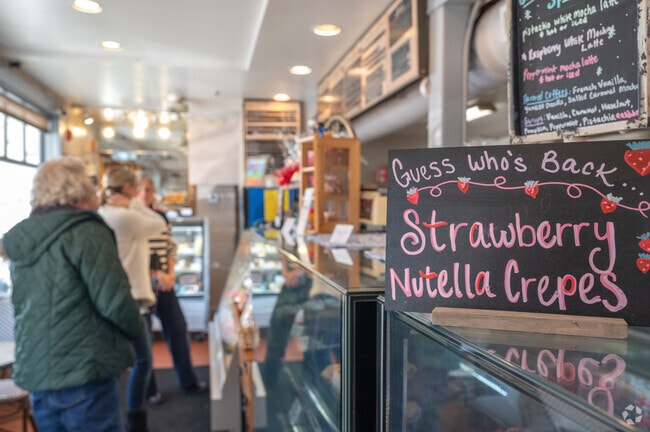 Try the Strawberry Nutella Crepes at French Memories in Duxbury.