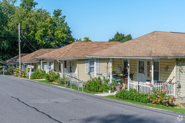 Small hamlets in Marlborough feature densely populated residential streets with modest homes.