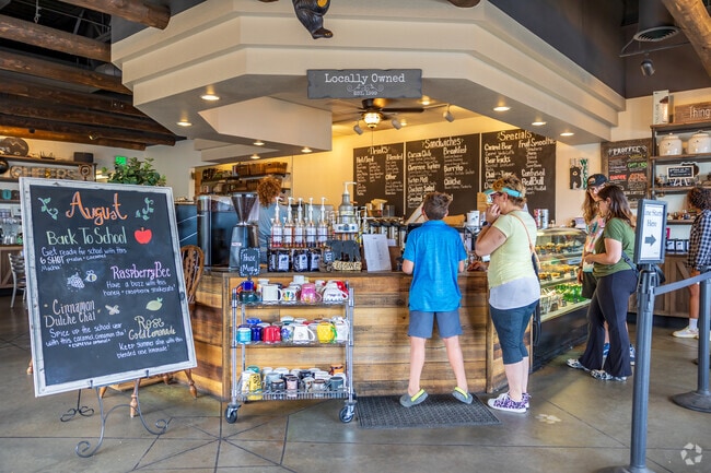 Locally owned Black Bear Coffee is known for its friendly customer service in Broadmoor Bluff.