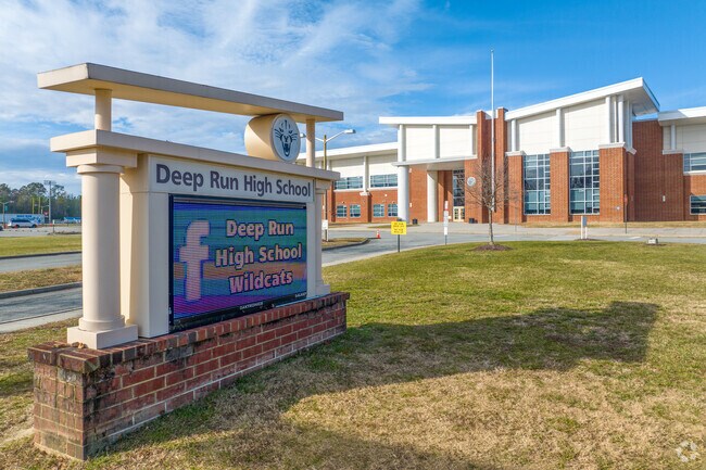 Deep Run High School offers AP classes and gets an A+ rating.