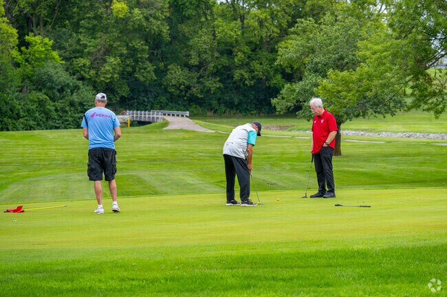 Residents of Terrace Meadows can play a round of golf at the American Legion Golf Course.
