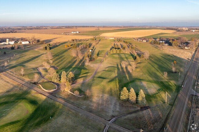 Northern Links Golf Course is a popular outdoor activity for Meadow View Addition residents.