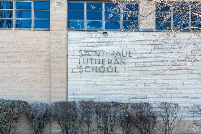 Saint Paul Lutheran School is adjacent to St. Paul Lutheran Church.
