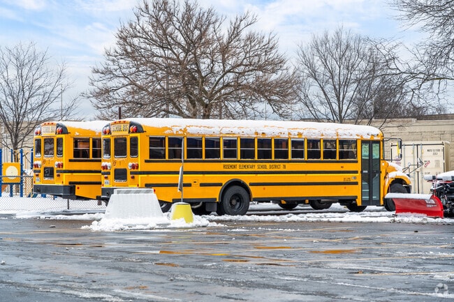 Rosemont Elementary School has their own school buses.