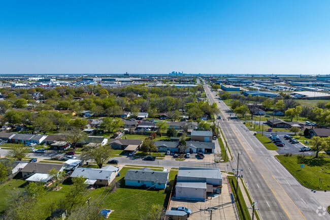 Homes in Blue Mound come with large yards.