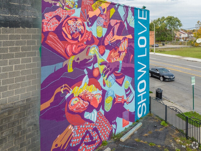 Lovely murals are nice additions to Grand River St. Mary's.