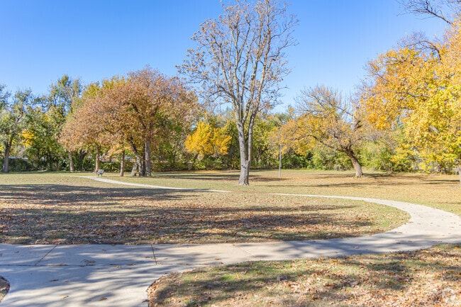 Walking path in Jack W. Cornett Park