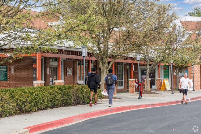 The Oakland Mills Village Center is growing, and includes restaurants and shops.