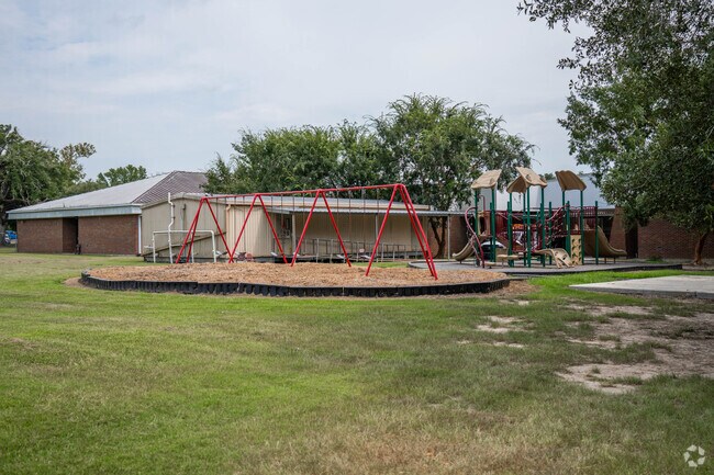 Starks High offers a large playground on site.